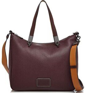 Marc by Marc Jacobs Ligero Ninja Pebbled Leather Satchel Handbag EUC